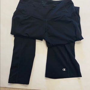 Black champion yoga pants